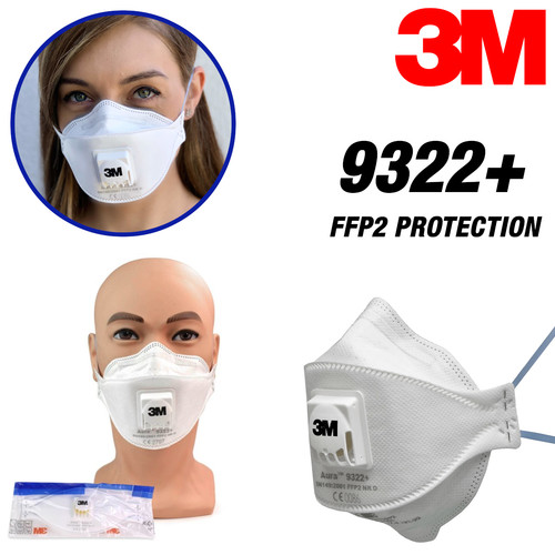 Aura 9322 ffp2 disposable - 3m, 9322+