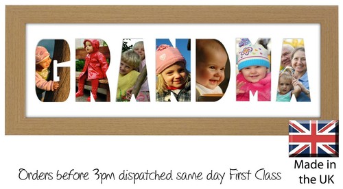 Grandma photo frame letter - photo,