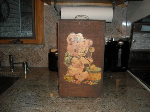 Antique vintage wood doll - vintage,