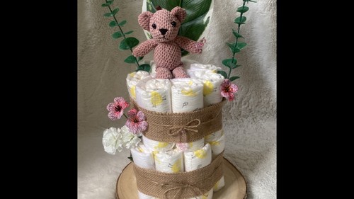 Baby shower nappy cakes - nappy, it's