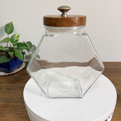 Vintage hexagon sided glass - vintage,
