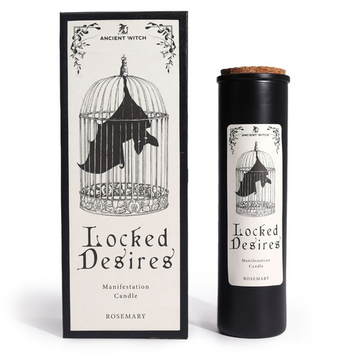 Locked desires ritual candle - desires,