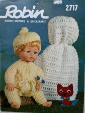 Robin Vintage Knitting Pattern