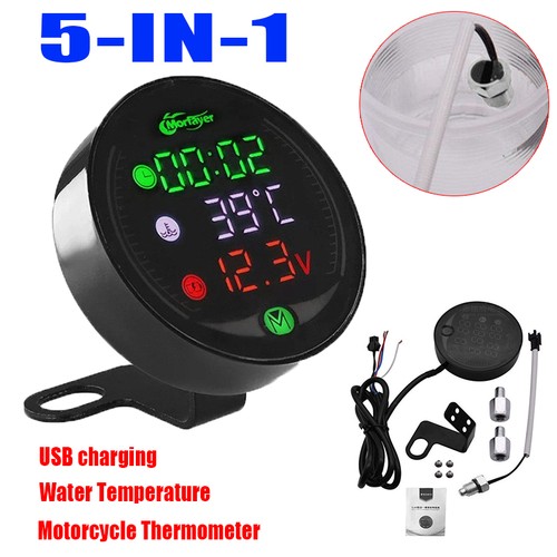 Motorcycle thermometer gauge - motorcycle,