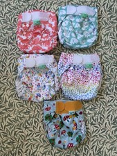 Totsbots PeeNut / Bamboozle Cloth Nappy Wrap Bundle of 5  - Size 1