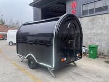 Black Mobile Food Trailer |