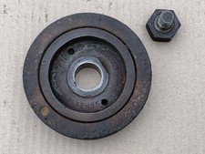 MGB (1962-74) CRANKSHAFT FRONT TIMING DAMPER PULLEY & NUT, 1800 ENGINE