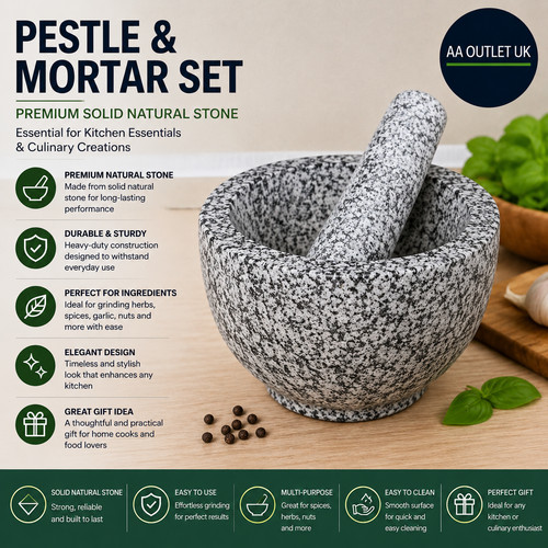 Pestle and mortar - set, premium