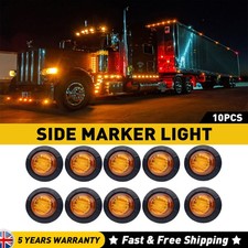 For Truck Trailer 10Pcs Amber