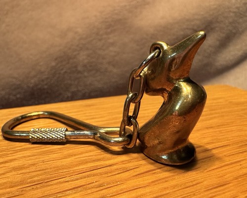 Vintage 80s brass pelican - 80s,