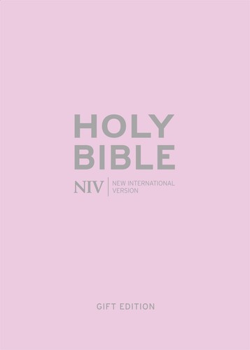 Niv pocket bible pastel - bible, pink