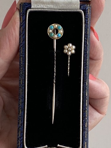 Antique victorian two 9ct - victorian,
