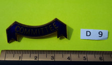 COMMITTEE ENAMEL BROCH STYLE