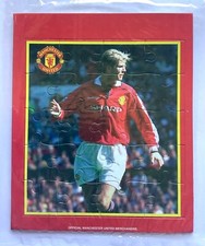 David Beckham Manchester United Mini Jigsaw Puzzle Treble Memorabilia