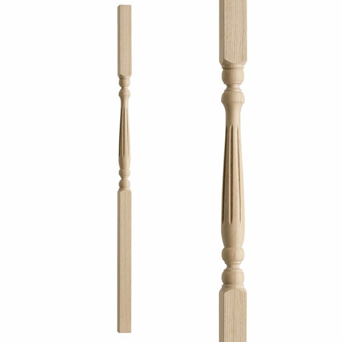 Stair spindle fluted - spindle,