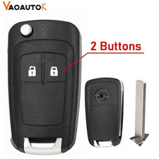 2 Button Remote Key Fob Shell