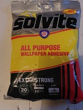Solvite All Purpose Extra Strong Wallpaper Adhesive, suitable for up to 10 Rolls
