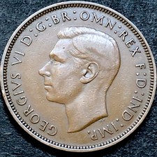 1946 PENNY COIN-1d BRITISH