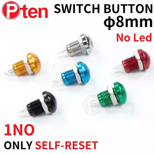 8mm waterproof metal push - 8mm,