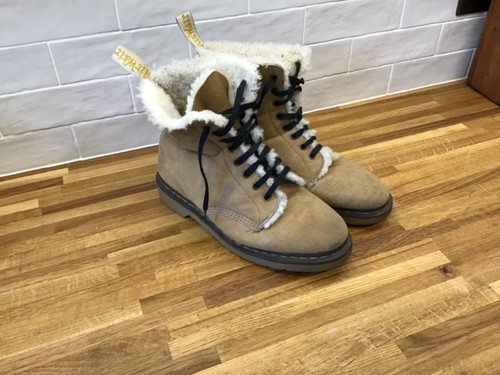 Doc martins suede sheepskin - doc,