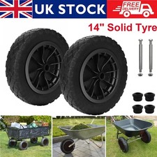 UK PU 14" BLACK Puncture Proof