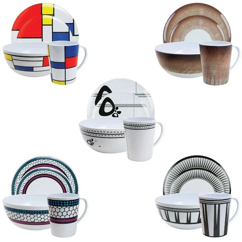 Melamine 16pc dining dinner - melamine,
