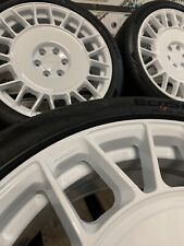 WHITE 20" ALLOYS WHEELS AERO