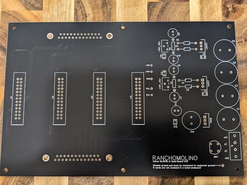 Calrec dl3678 racking pcb - calrec, dl3678-2