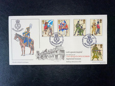 1983 THE BRITISH ARMY BRADBURY LFDC26 LT ED FDC & QUEEN'S OWN HUSSARS SHS CV £35