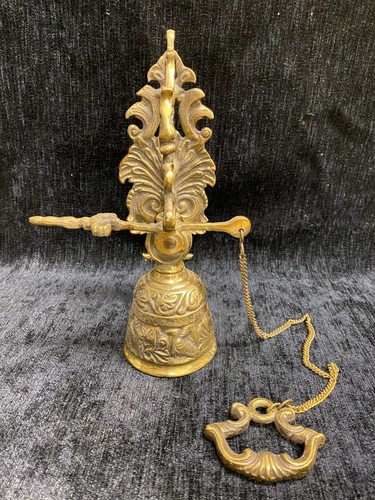 Vintage brass monastery door - monastery,