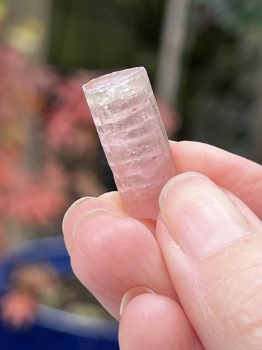 Pink tourmaline rod - pink,