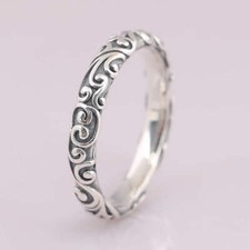 Solid S925 Silver Ring Regal
