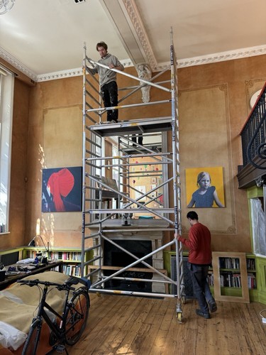 Diy scaffold tower w - tower, p/w