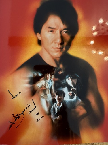 Jackie chan genuine signed - genuine,