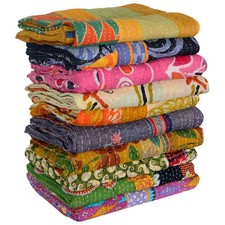 Vintage indian handmade quilt - handmade,