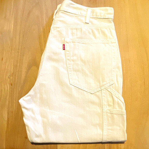 Levi men white - white, denim