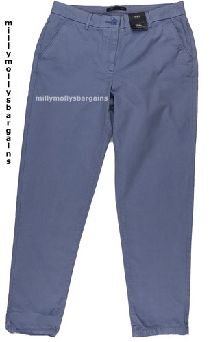 Chino trousers blue womens - m&s,