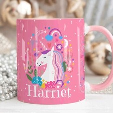 Cute Unicorn Mug, Personalised