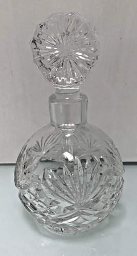 Vintage cut glass - glass, pefume