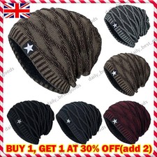 Men Knitted Thermal Slouch