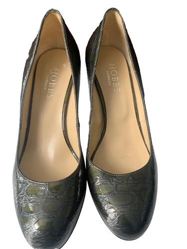 Hobbs green navy - green/navy, croc‑effect
