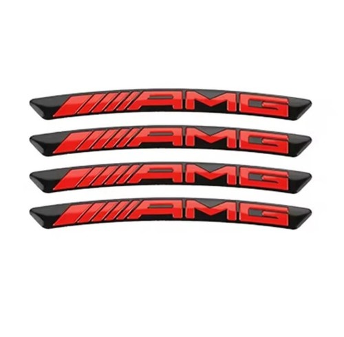 Amg alloy wheel - 4x, decal