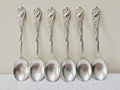 Swedish floral teaspoons nils - floral,