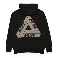 Palace Applied Tri-Ferg Hoodie Size Medium Black