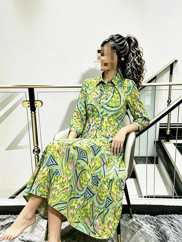 Zara green yellow paisley - green,