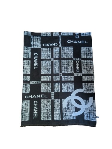 Chanel scarf women black - scarf,, women's,