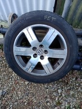 4 X VW BEETLE 6 SPOKE 16" ALLOY WHEELS+TYRES 1C0601025AC MK4 GOLF 6.5J ET42 1.8T