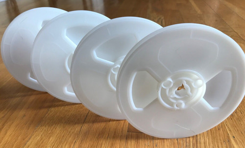 Super 200 white - white, plastic