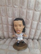 MicroStars (Corinthians)  RARE, GOLD BASE : Ronaldinho, White FCB Kit NO: MC2164