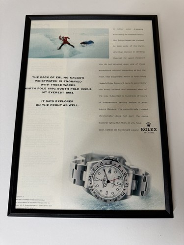 Framed original rolex - original,